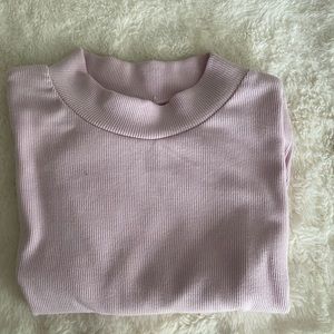 Me to We Cropped Ribbed Shirt